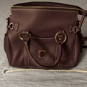 Dooney & Bourke plum satchel